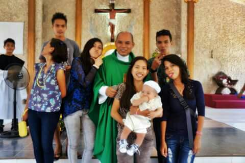 Baby Dave Christening hahah