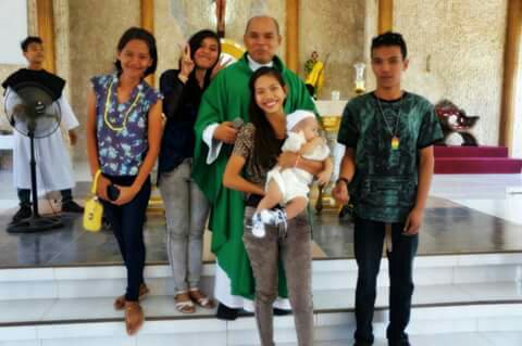 Baby Daves christening