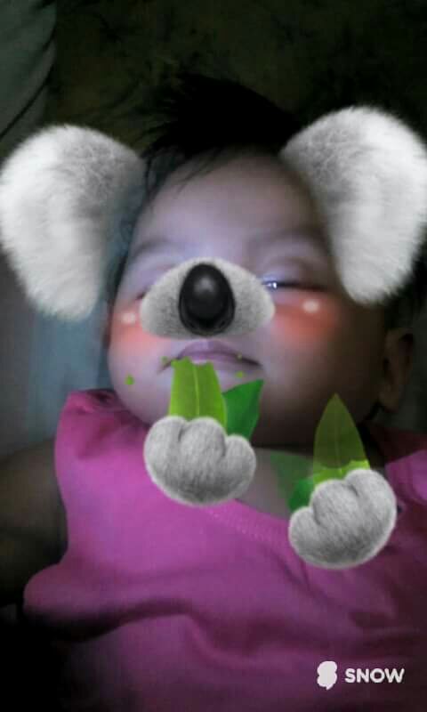 Baby Ely trying in Snow Lol