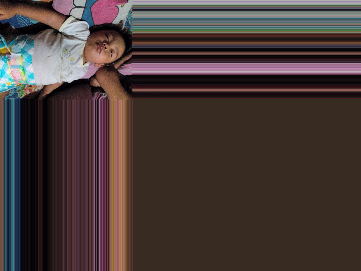 Changing position. Sweet dreams baby Ely. . . 