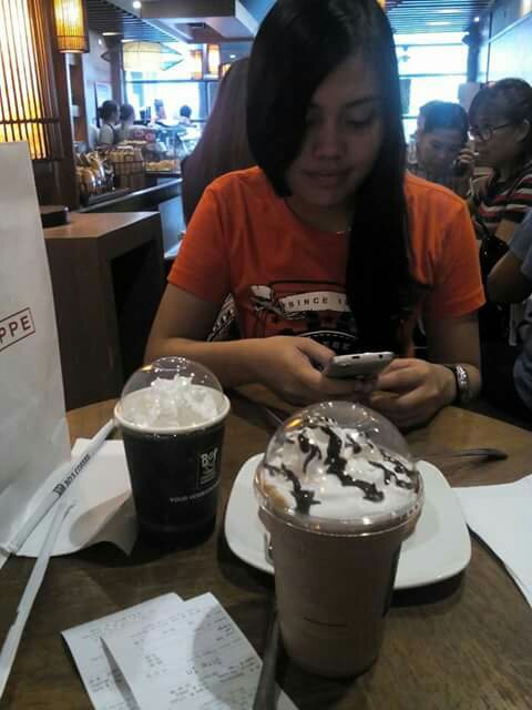 Texting him  hahahah LOL 
