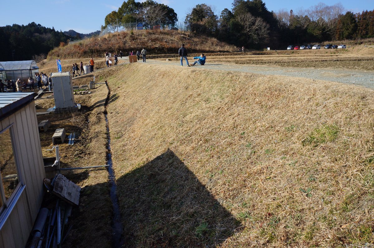 The peak of the road near to the strawberry farm. My brother adventure in Japan. 