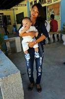 Ninang Sanghut with Baby Dave