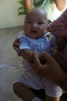 Ate lenny and kuya mark christening of their baby