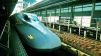 The head of the bullet train. Amazing technology in japan. My brother journey. When in Japan