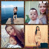 Mother and son bonding. Ely and Jovy in Caduawan. 