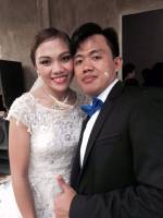 After the wedding ceremony. 