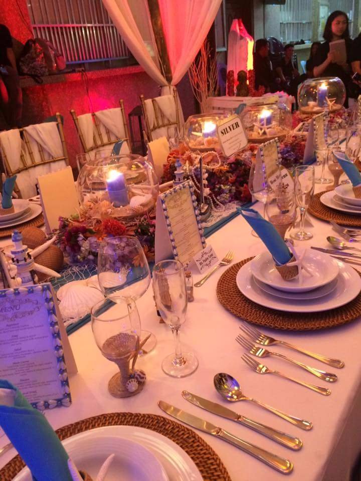 Ocean theme, adelante weddings