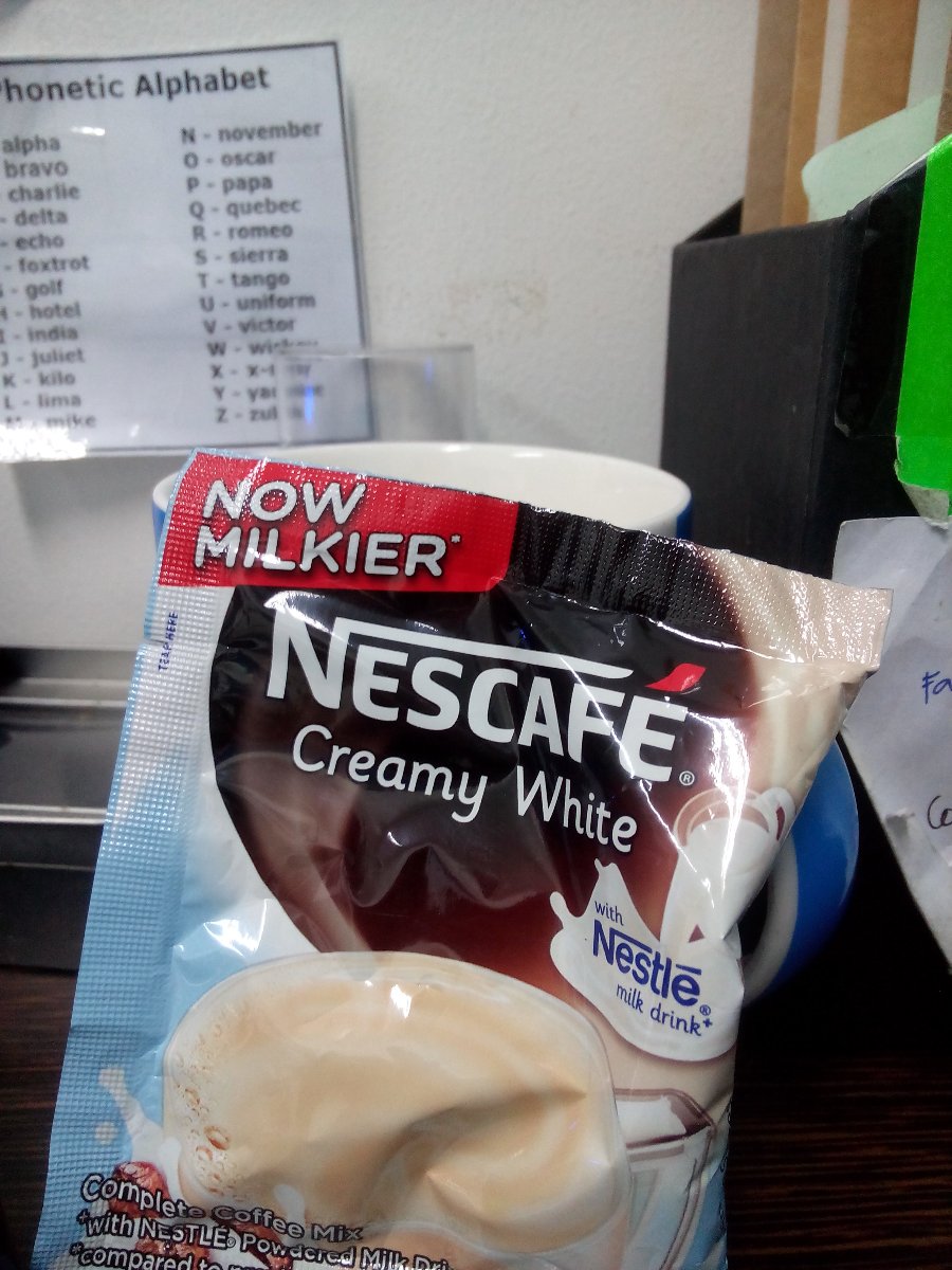 FAVORITE COFFEE, NESCAFE CREAMY WHITE, NOW MILKIE