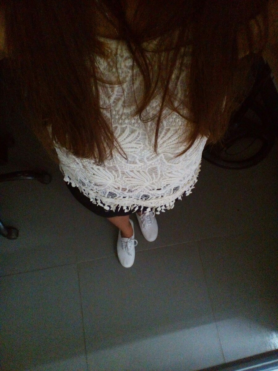 White ensemble