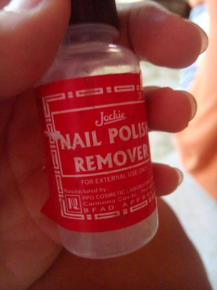 cleaning up nails