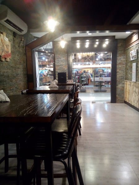 entrance, chicken n beer