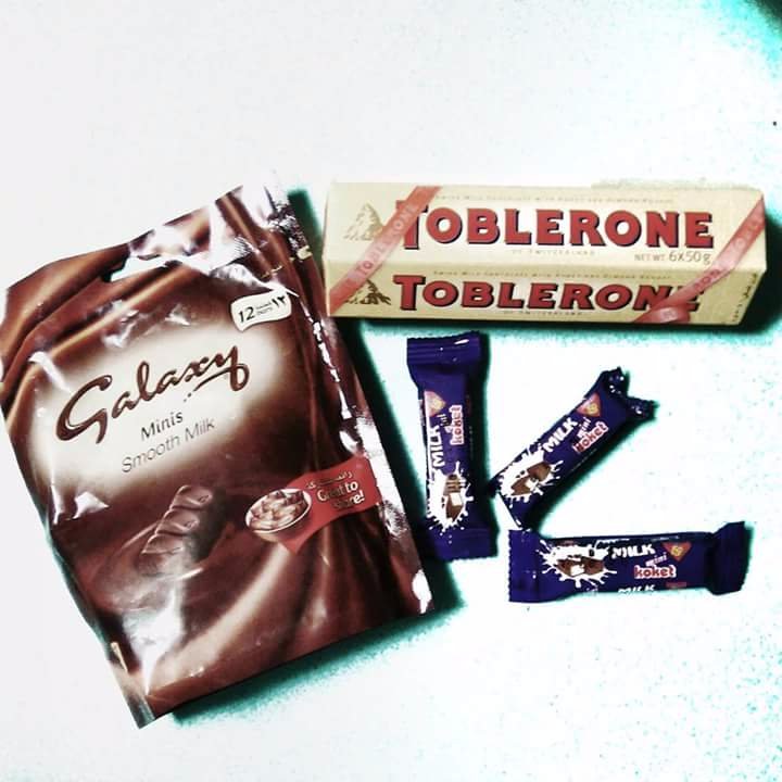 loaded with sweets
