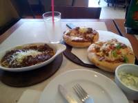 at pizza hut