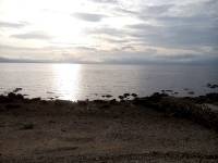 by the lake