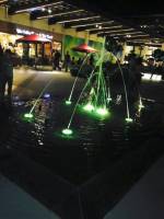 fountain, glow