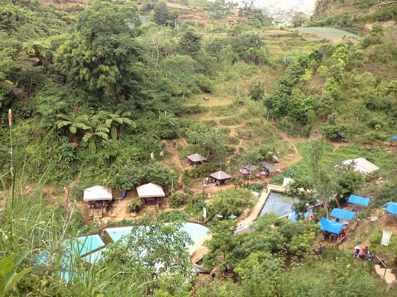 upper view inland cold spring, negros oriental, hidden view