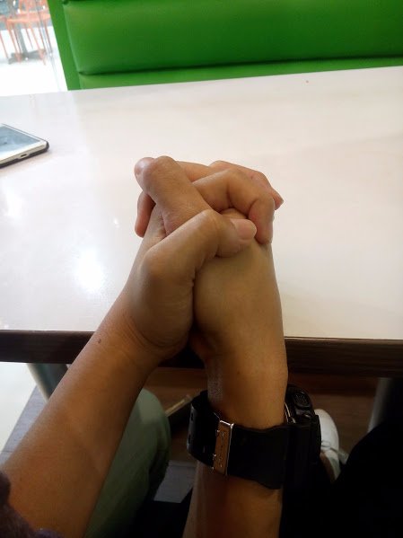 your hand fits in mine like its made just for me