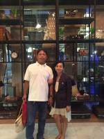 with my daughter