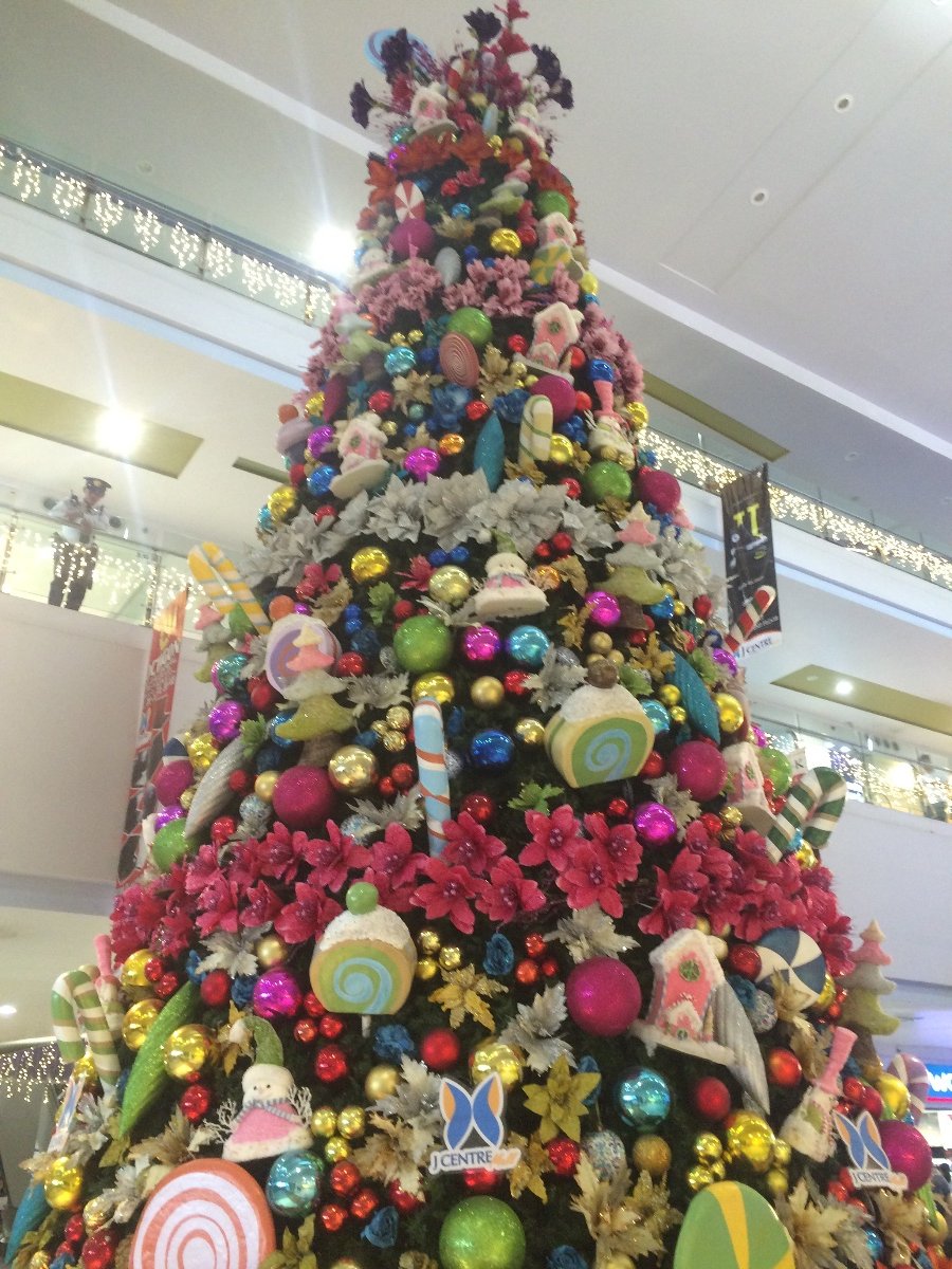 almost christmas at the mall