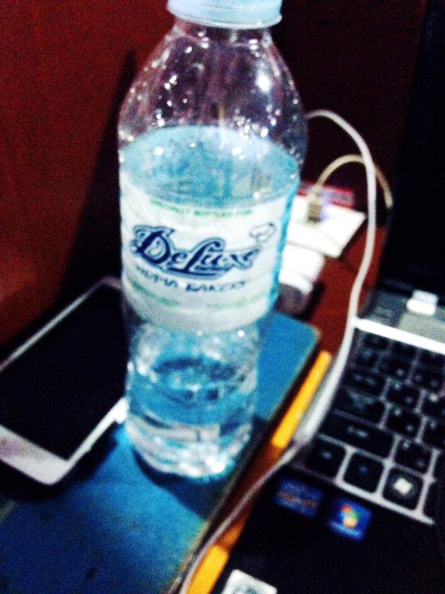 Bottled water cellphone