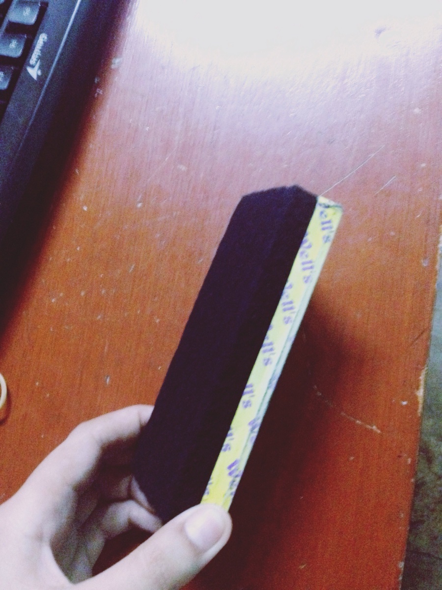 Whiteboard, eraser, black, and, yellow