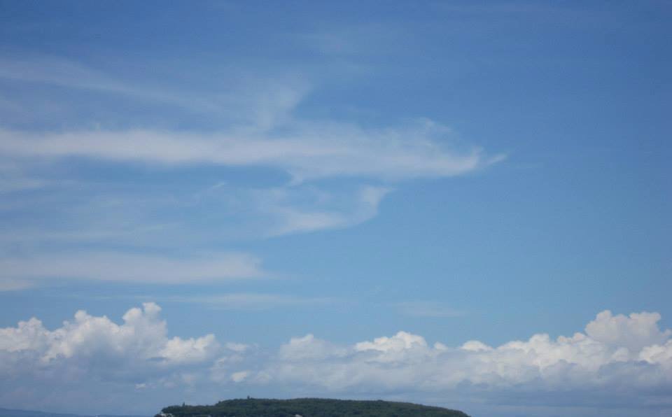beautiful blue sky