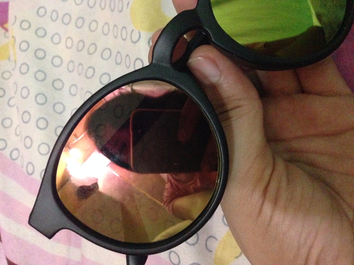 black sunglasses selfie i see you