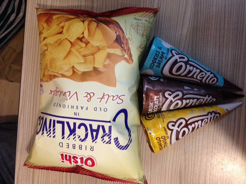 cracklings junkfood cornetto icecream loves