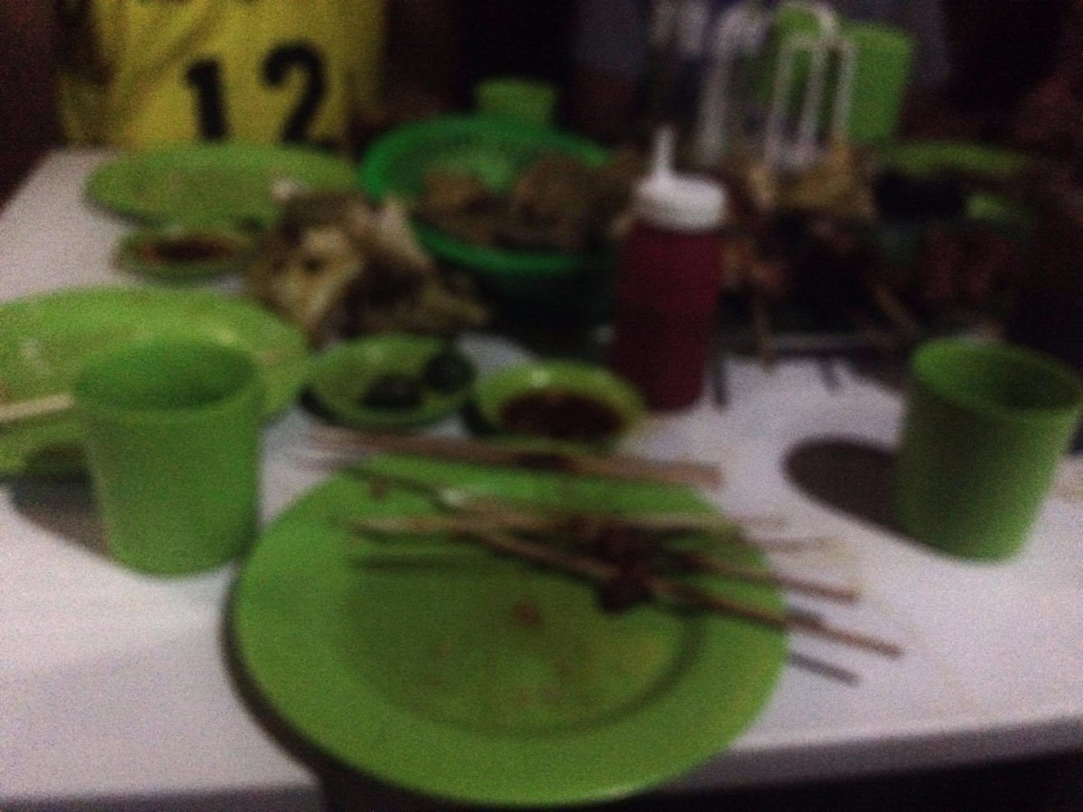 dinner out with family barbeque haha done