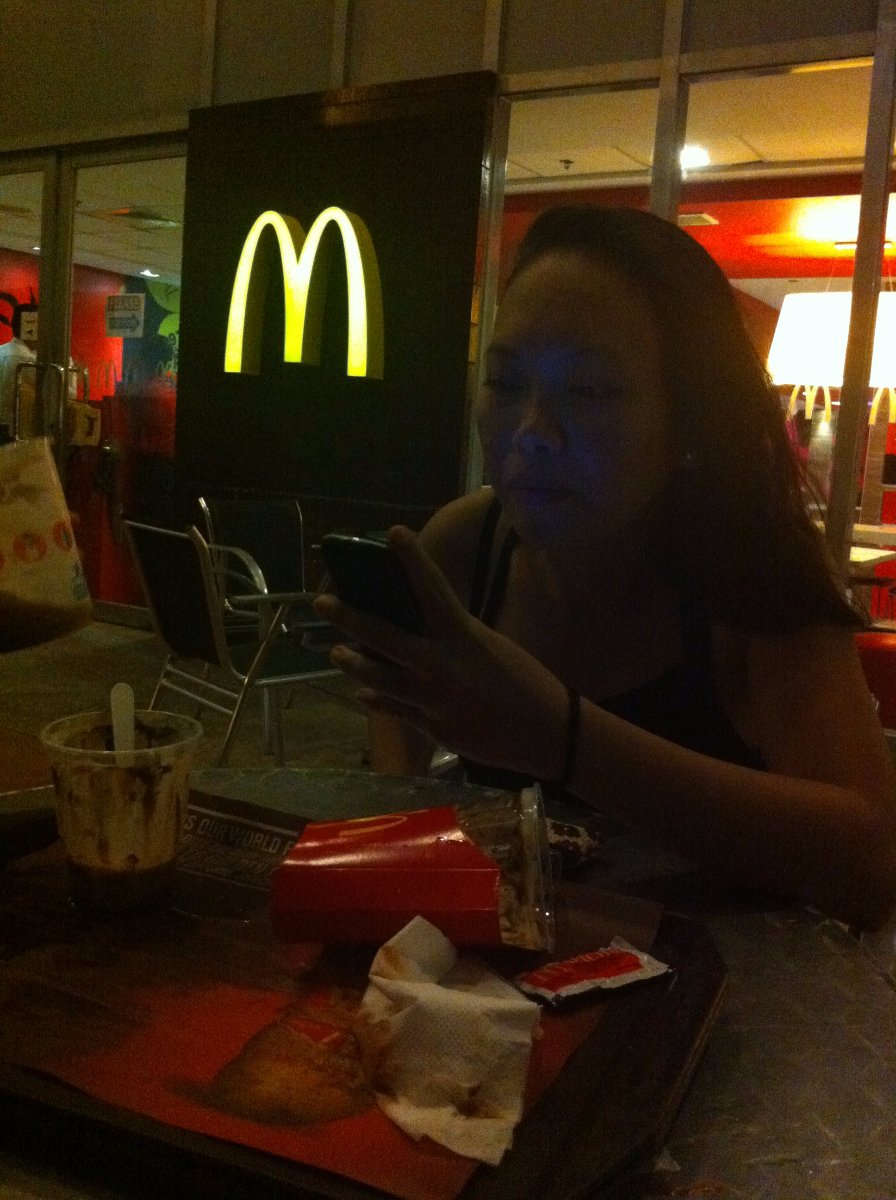 jacke busy texting