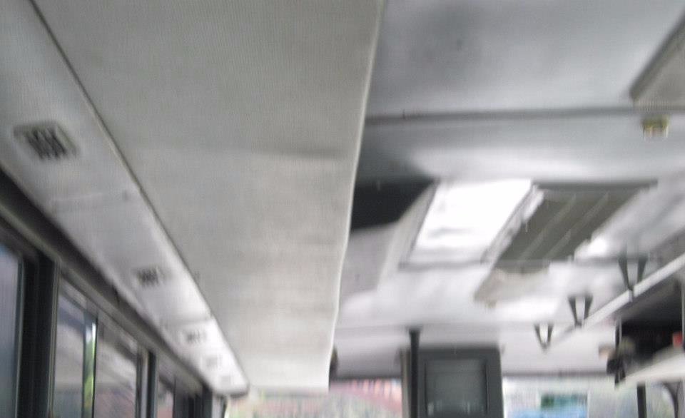 on the bus