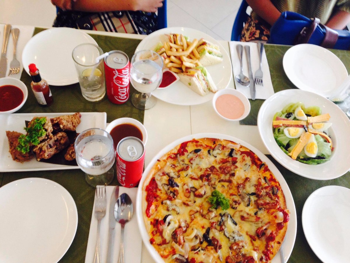 pizza, fried chicken, fries, sandwich, vegetable salad, perfect, snacks, yummy, delicious, mouth watering, over satisfied, blessed