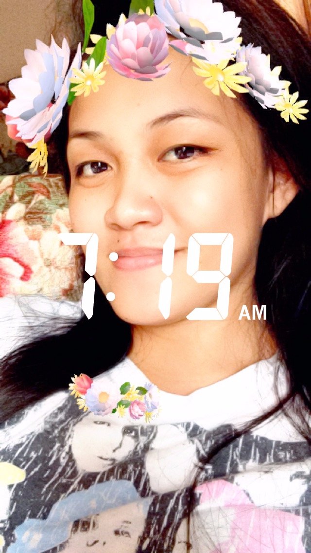 selfie snapchat flower crown lol