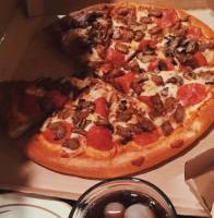 pizza is a round of happiness love