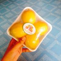 Fruits lemons four pieces