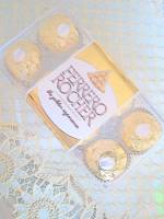 Ferrero rocher eight pieces birthday gift chocolates is love forever favorite thank you blesssed mwaaaah