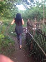 take me back at solea nice view a great place to chill unwind all black black is love bllogger back view pose