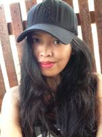 black and red selfie pic anxlzx red lips sexy and pretty