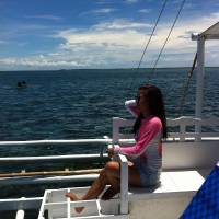take me back at solea nice view a great place to chill unwind all black black is love bllogger back view pose