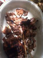 grilled, pork, for, lunch, at, the, beach, chillin