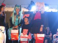 cosplayers, walking
