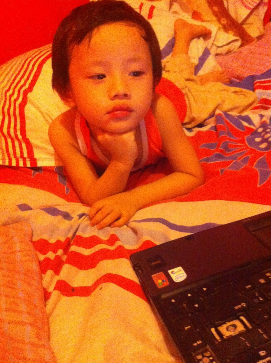 Watching youtube