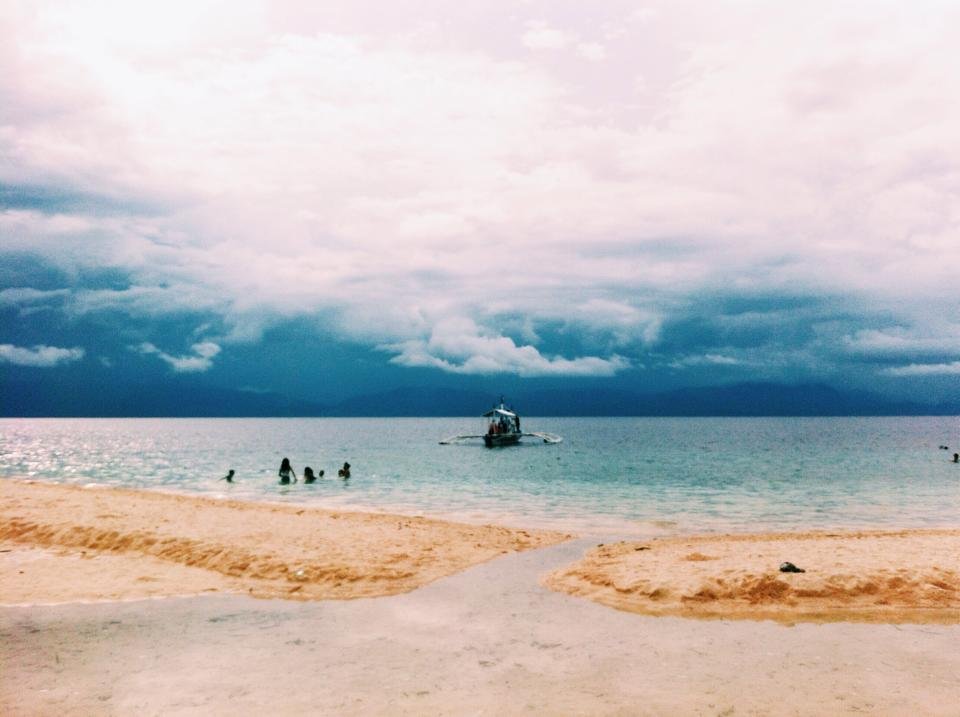 beach moalboal friends adventure bluesky