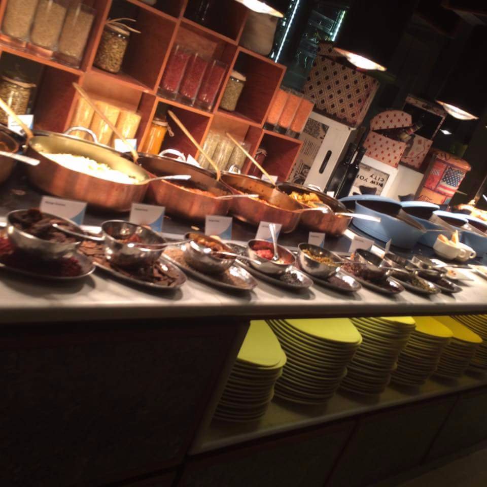 Buffet dinner for the family