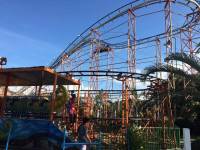 View of the roller coaster