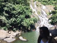Enjoying the waterfalls