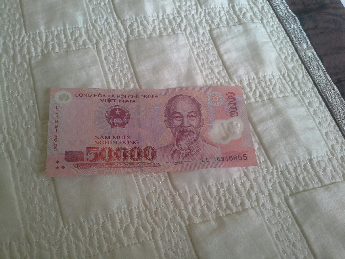 50, 000 Dong #wheninvietnam #hanoi #vnd #dong