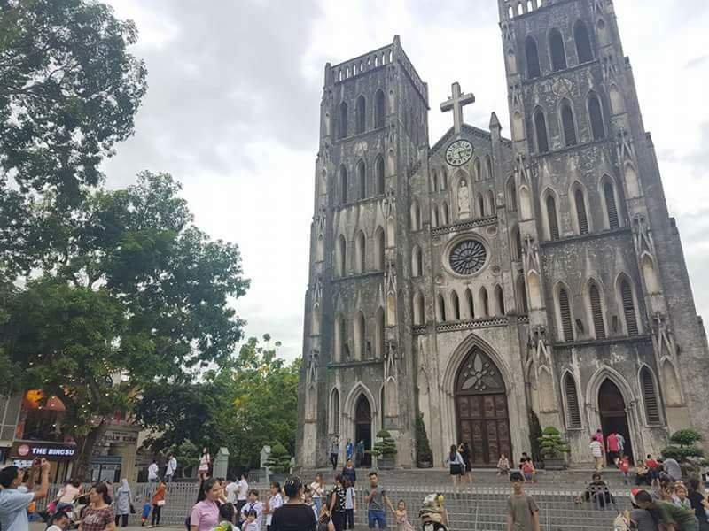 Catholic Church in Hanoi Vietnam #structures