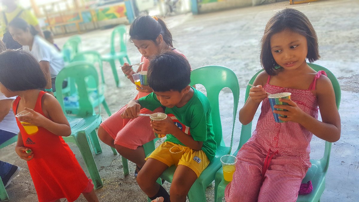 Feeding program Its great to be a blessing #people #children #feedingProgram